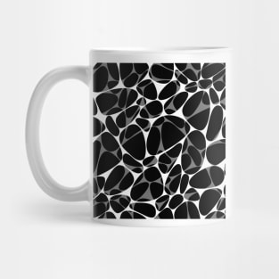 Monochrome pebble mix Mug